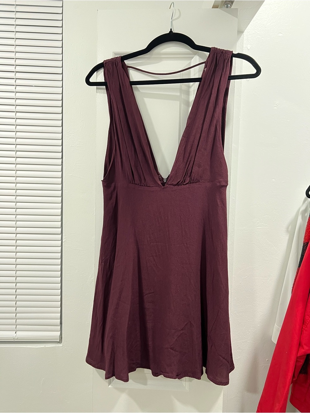 Forever 21 Plum V neck dress